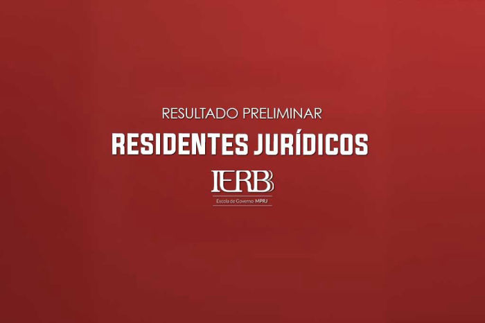 MPRJ divulga resultado preliminar do III Processo Seletivo da Residência Jurídica